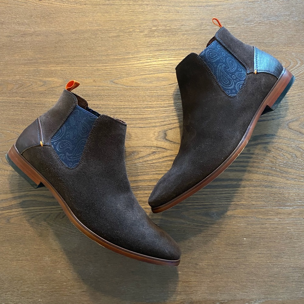 Tallia Men’s Verano Chelsea Boot Chocolate/Bordo